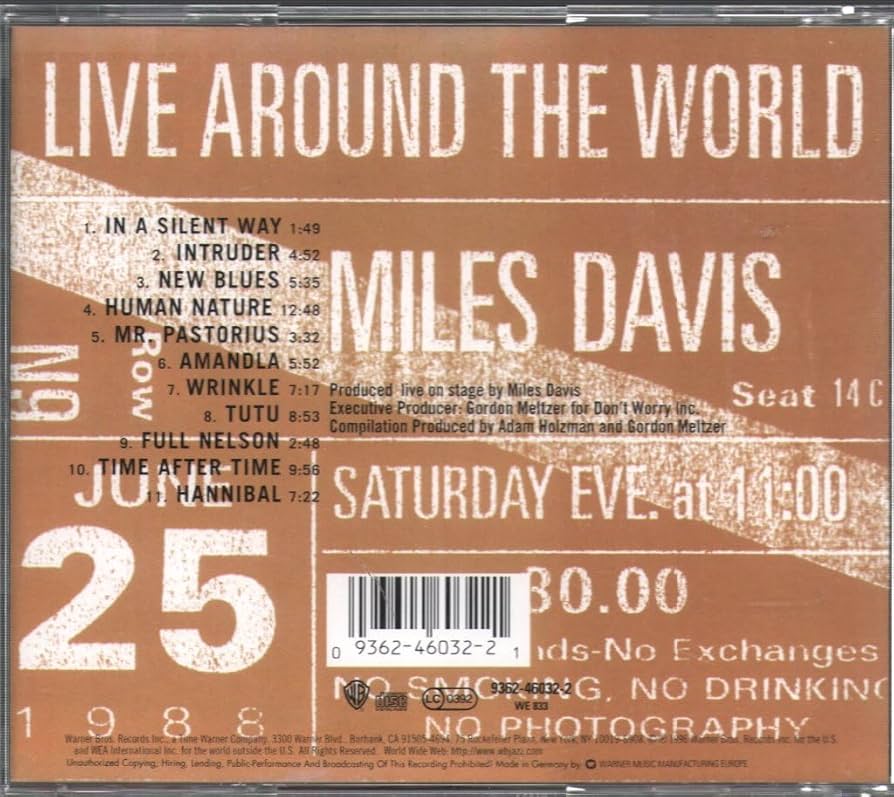 洋楽 MILES DAVIS Live Around The World 2LP Miles Davis – Live Around The World – 2 x Vinyl (180gr